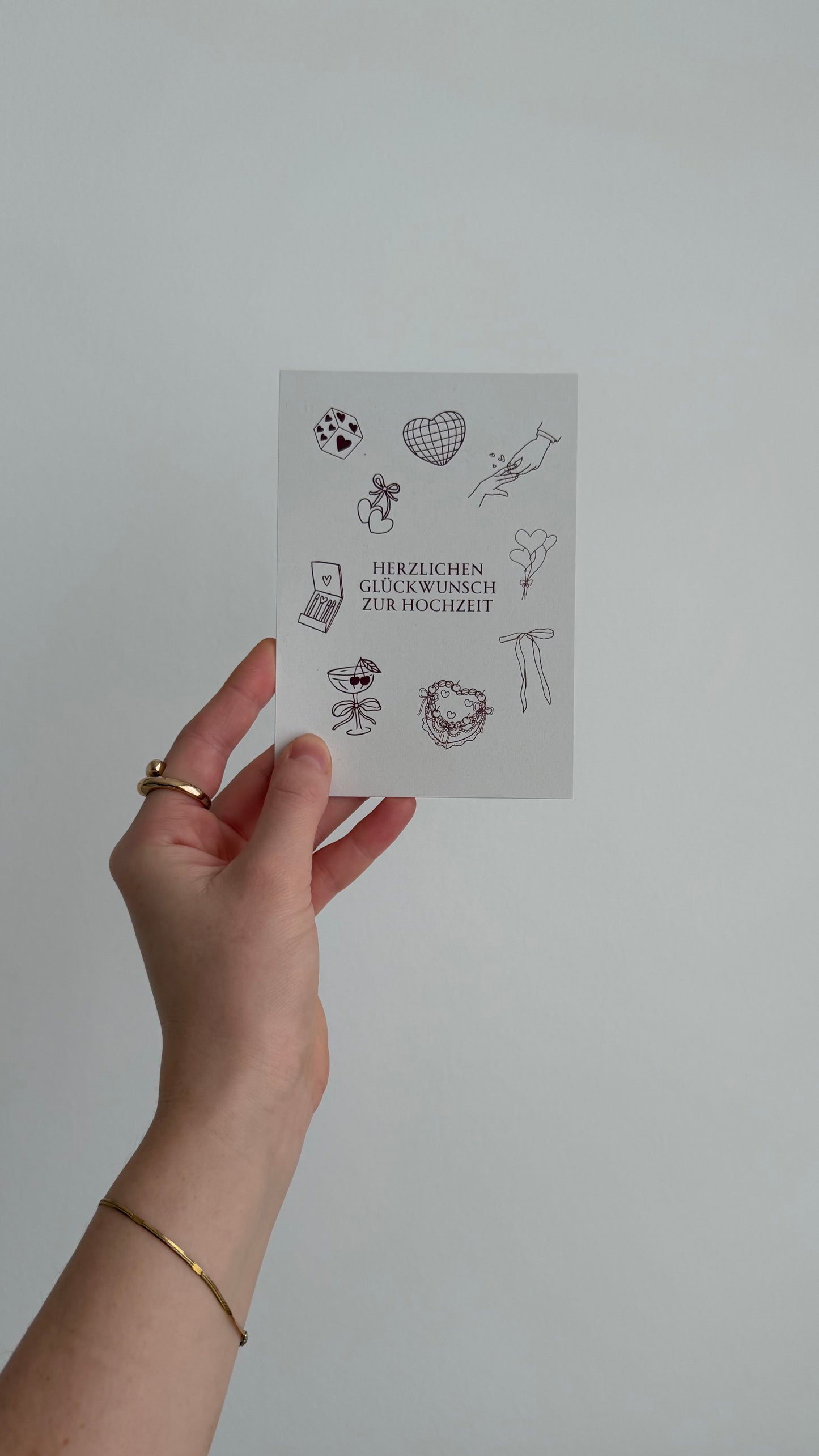 Postkarte “Hochzeit“